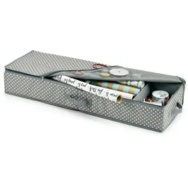 Zeller Geschenkpapier-Organizer 90 x 30 x 12 cm 1-tlg. grau/weiß