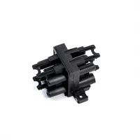 Bachmann Verteilerblock WIELAND GST18 1xIn/3xOut mit Verriegelungslaschen, schwarz
