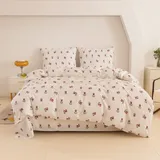 Baumwollbettwäsche 220x200 Rosen
