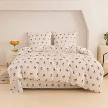 Baumwollbettwäsche 220x200 Rosen