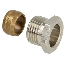 Heimeier Klemmverschraubung für 1/2" Th-Ventile, Rohr 15 mm