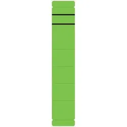 Rückenschild lang schmal grün NEUTRAL selbstklebend Packung 10 Stück