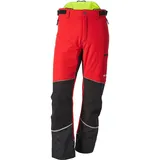 KOX Schnittschutzhose Stretch Elch 3.0 Rot/Gelb - 29 untersetzt