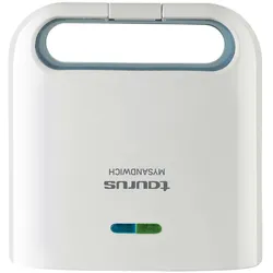 Taurus Mysandwich-Elektro-Sandwichmaker 800 W, quadratische Platten für 2 Sandwiches, Betriebsanzeige, Antihaftbeschichtung