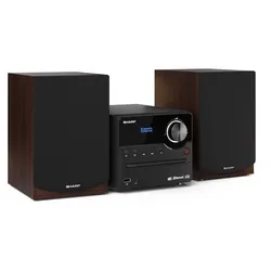 Sharp XL-B517D Heim-Audio-Mikrosystem Braun