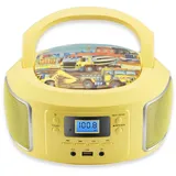 Cyberlux CL-950 Kinder CD-Player Tragbar CD/MP3/USB Radio gelb