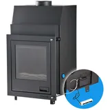 Aquaflam 17 Flat Wasserführender Kamineinsatz 17 kW Basic-Steuerung Kaminofen