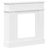 vidaXL Kaminumrandung Weiß 102 x 26 x 100 cm Holzwerkstoff - Weiß