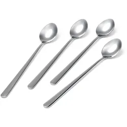 Tchibo - 4 lange Löffel - silber