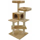 nanook shop Findus Kratzbaum 138 x 60 x 60 cm beige