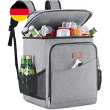Lifewit 32L 34 Dosen Isolierte Kühltasche, Große Kühlrucksack, Auslaufsichere Tr
