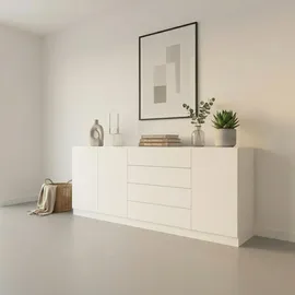 borchardt Möbel Vaasa 190 x 79 x 35 cm Weiß