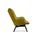 Konsimo Sessel Glori Velours 78 x 94 x 88 cm Gelb