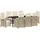 vidaXL Garten Essgruppe 9-tlg. Beige