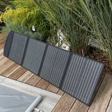 AccuCell Solarpanel 100W faltbar max. 18 Volt, das faltbare Solar-Panel mit dem Ladestrom max. 5,5A Ausgang