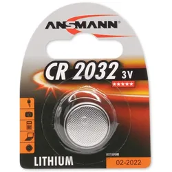 ANSMANN CR2032 Lithium-Knopfzelle – 3 V, Modell 5020122