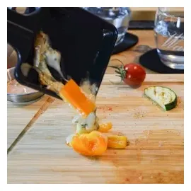 Dune Design DuneDesign 2er Set - 30x25 Raclette Brettchen Pfännchen Untersetzer