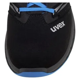 Uvex Halbschuh schwarz/blau uvex 2 trend, S1, EU-Schuhgröße: 46