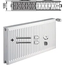 Kermi Profil-K therm-x2 Flachheizkörper 600 x 700 mm 1166 W weiß Typ 22
