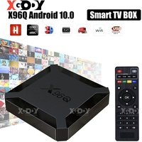 X96Q Smart TV BOX Android 10.0 Dual WIFI BT HDMI2.0A 4K Quad Core Media Player