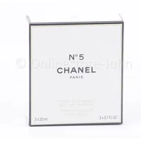 Chanel No. 5 Eau de Parfum refillable 20 ml + Eau de Parfum Refill 2 x 20 ml