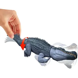 Mattel Gigantic Thrashers Purussaurus Dinosaurierfigur, mehrfarbig