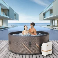 Luxus Whirlpool Outdoor Mspa Mono 6 Personen Massage Pool aufblasbar Wellness