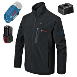 Bosch Beheizbare Jacke GHJ 12+18V XA Professional Gr. 2XL Set inkl. Akku/Ladegerät