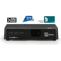 K.A.B. Tivu receiver mit Karte (DVB-S, DVB-S2), TV Receiver, Schwarz