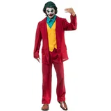 Clown Arthur Verrückter Schurke Kostüm für Herren Gr. XL