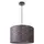 Paco Home 1-flg. ø45,5 cm rund schwarz Textil