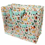 Dotcomgiftshop XXL Riesentasche Aufbewahrungstasche 60,0 x 40,0 x 30,0 cm Polyester Bunt/Woodland