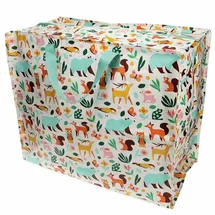 Dotcomgiftshop XXL Riesentasche Aufbewahrungstasche 60,0 x 40,0 x 30,0 cm Polyester Bunt/Woodland