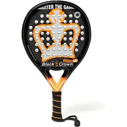 Schwarzer Crown Piton Air Padel Schläger EINHEITSGRÖSSE