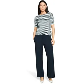 Betty Barclay Rundhals-Shirt Blau/Grün 36