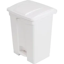 Jantex Küchenpedaleimer 65 l Weiß