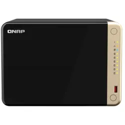 QNAP NAS-Server "TS-664", schwarz, 8 GB, NAS-Server