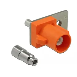 Delock FAKRA M plug spring pin for soldering 1 prepunched hole