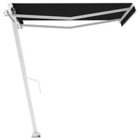 VidaXL Standmarkise Manuell Einziehbar 350x250 cm Anthrazit