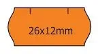 Etiketten Kontakt 26x12mm orange