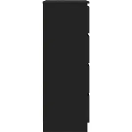 vidaXL Sideboard Schwarz 60x35x98,5 cm Holzwerkstoff