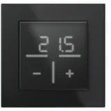 Homematic IP Smart-Home-Zubehör "Bundle Glas-Wandthermostat + Glasrahmen 1-fach", schwarz, B:31cm H:12cm T:37cm, Smart-Home-Stationen