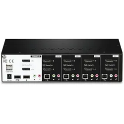 TRENDnet TK-440DP 4-Port Dual Monitor Display Port KVM Switch