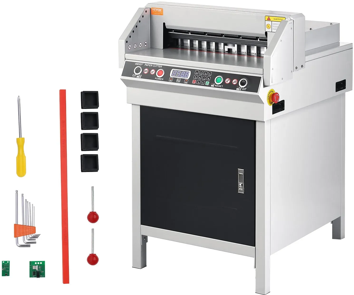 VEVOR 45cm Papierschneider Schneidemaschine Büro Elektro Hochleistung