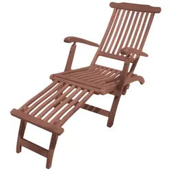 Garden Pleasure Deckchair Eukalyptus Holz Sonnenliege Garten Relax Liege Möbel