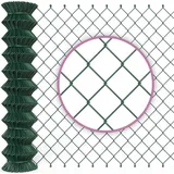 B!Home Maschendrahtzaun Gartenzaun grün : 100 cm x 15 m - Grün