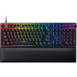 Razer Huntsman V2 Snap Tap, Tastatur, Opto-Mechanical, Razer Linear Optical Switch (Rot), kabelgebunden, Schwarz