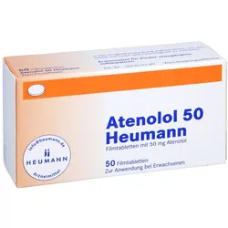 Atenolol 50 Heumann Filmtabletten 50 St