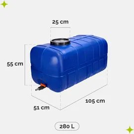 Garronda Wassertank 280 l blau