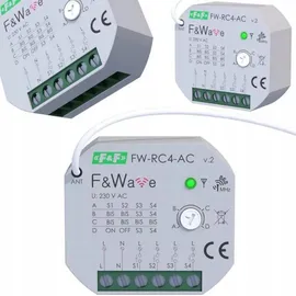F&F Unterputz-Funksender 230V FW-RC4AC - Weiß